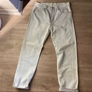 Vintage Levi’s Made USA 1980’s Button Stamp 532 Gold Thread W36 L32 One Owner